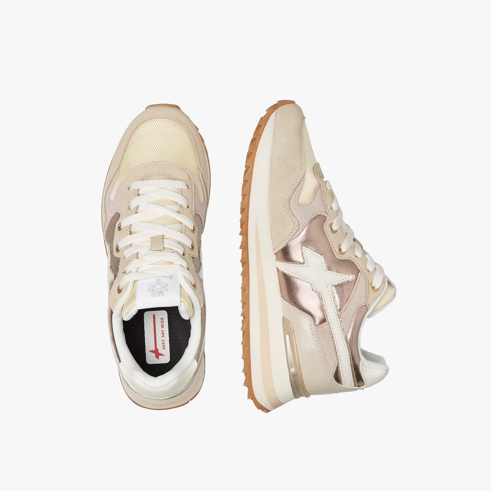 Basket W6YZ Beige Femme | ZWH-58799378